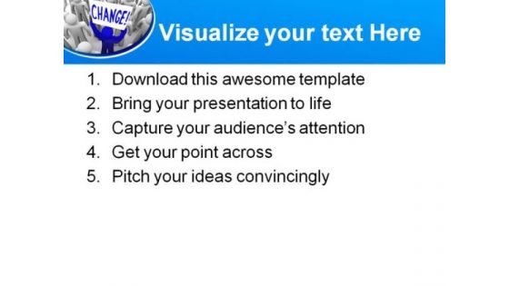 Change Metaphor PowerPoint Themes And PowerPoint Slides 0511