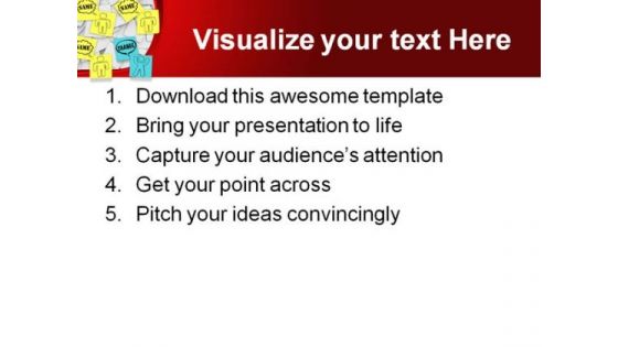Change Same Sticky Notes Leadership PowerPoint Themes And PowerPoint Slides 0711
