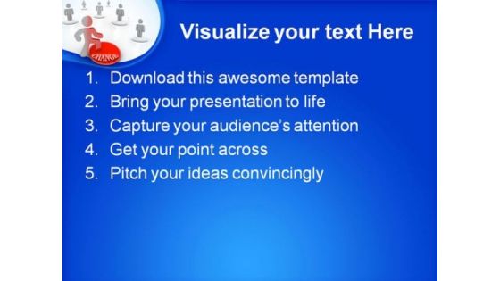 Change Taking First Leadership PowerPoint Themes And PowerPoint Slides 0611