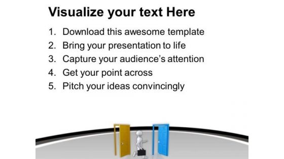 Change The Concept Of Work PowerPoint Templates Ppt Backgrounds For Slides 0513
