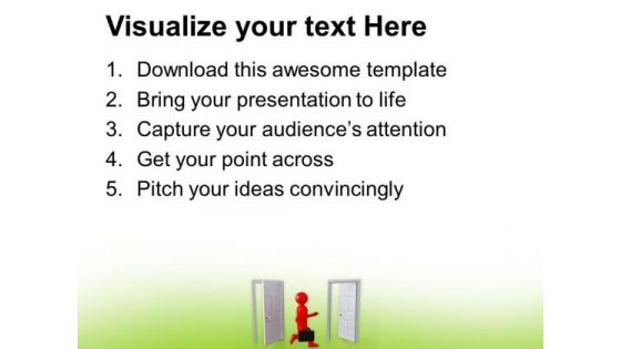 Change The Work Concept PowerPoint Templates Ppt Backgrounds For Slides 0513