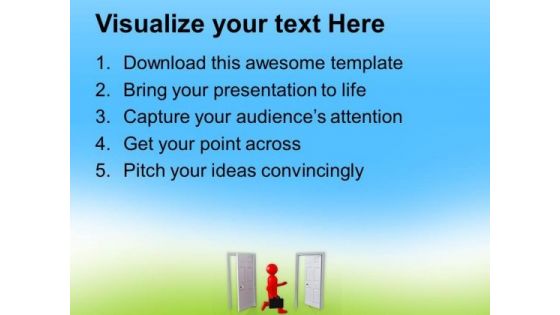 Change The Work Concept PowerPoint Templates Ppt Backgrounds For Slides 0513