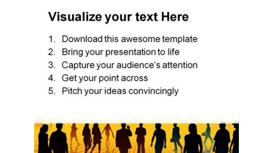 Changing World Business PowerPoint Template 0810