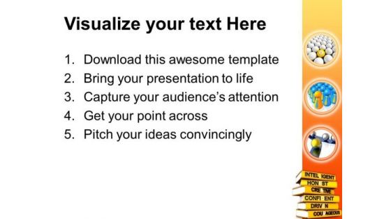 Characteristics Of A Great Leader Leadership PowerPoint Templates And PowerPoint Themes 0612