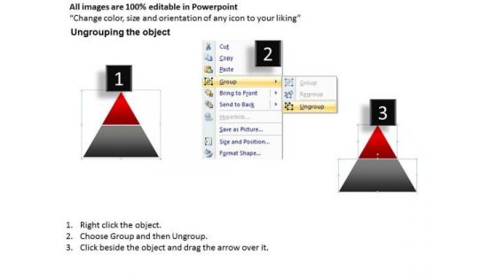 Chart 2d Pyramid Simple PowerPoint Slides And Ppt Diagram Templates