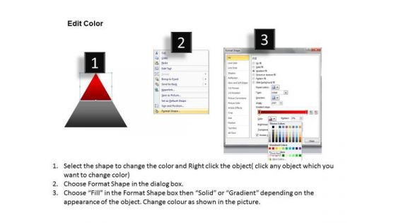 Chart 2d Pyramid Simple PowerPoint Slides And Ppt Diagram Templates