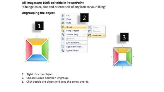 Chart Distribution Percentage 4 Stages Simple Business Plan Outline PowerPoint Slides