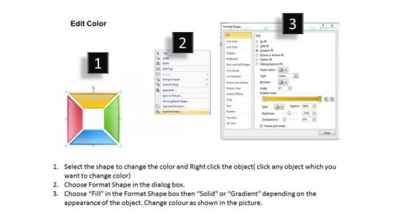 Chart Distribution Percentage 4 Stages Simple Business Plan Outline PowerPoint Slides