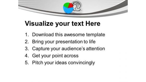 Chart With At Symbol Online Marketing PowerPoint Templates Ppt Backgrounds For Slides 0313