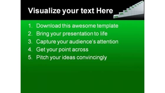 Chart With Percents Business Marketing PowerPoint Templates And PowerPoint Backgrounds 0611