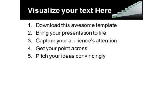 Chart With Percents Business Marketing PowerPoint Themes And PowerPoint Slides 0611