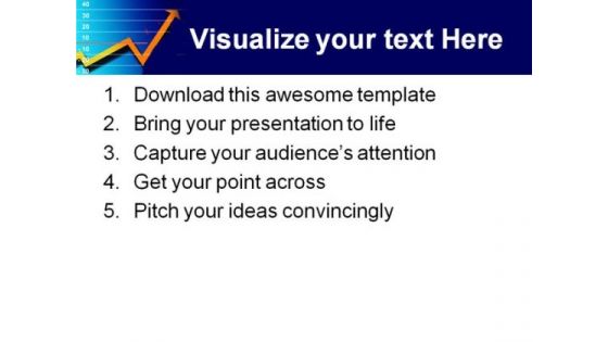 Chart With Up Arrow Business PowerPoint Templates And PowerPoint Backgrounds 0611