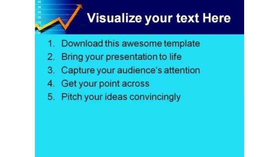 Chart With Up Arrow Business PowerPoint Themes And PowerPoint Slides 0611