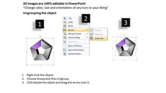 Charts Breakdown Of Data Parts As Whole 5 Stages Ppt Mini Business Plan PowerPoint Templates