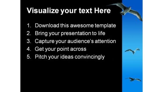 Chasing The Leader Animals PowerPoint Themes And PowerPoint Slides 0211