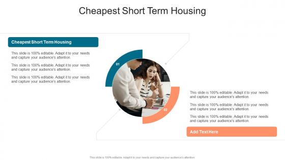 Cheapest Short Term Housing In Powerpoint And Google Slides Cpb