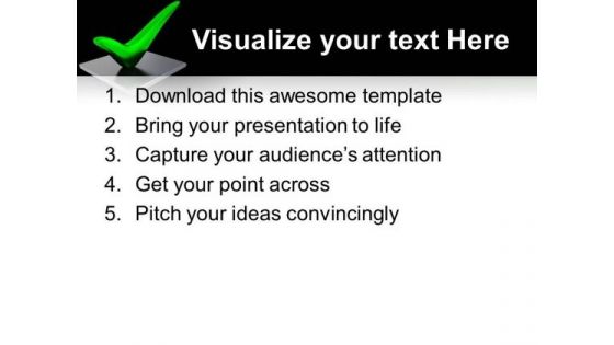Check Box Business PowerPoint Templates And PowerPoint Themes 0712