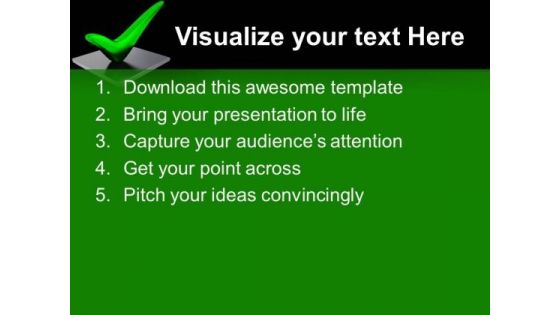 Check Box Business PowerPoint Templates And PowerPoint Themes 0712