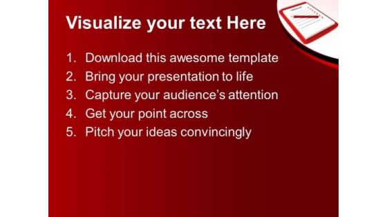 Check List Business PowerPoint Templates And PowerPoint Themes 0712