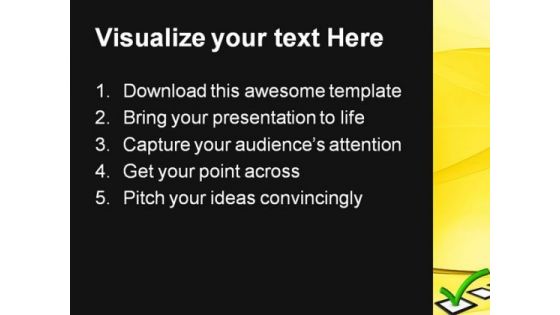 Check List Choices Business PowerPoint Themes And PowerPoint Slides 0611