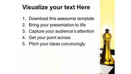 Check Mate Chess Game PowerPoint Templates And PowerPoint Themes 1012