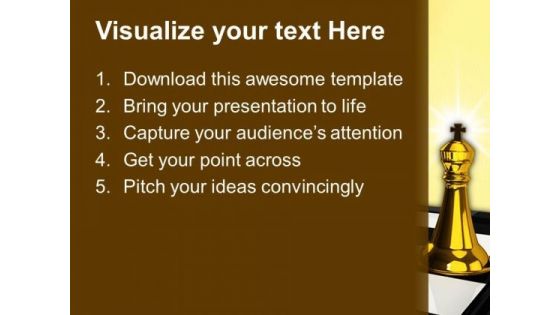 Check Mate Chess Game PowerPoint Templates And PowerPoint Themes 1012