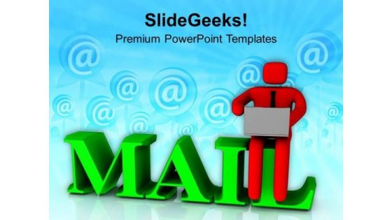 Check Your Mails PowerPoint Templates Ppt Backgrounds For Slides 0713 Check Your Mails PowerPoint Templates Ppt Backgrounds For Slides 0713