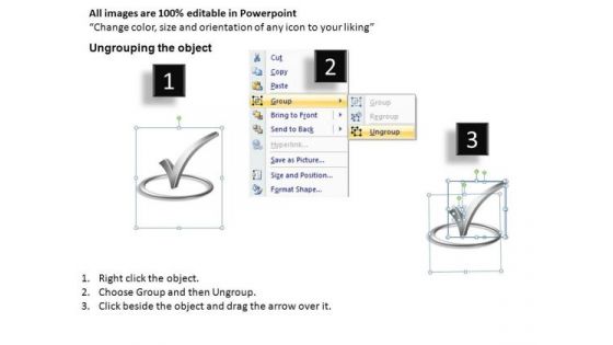 Checked 3d Symbols PowerPoint Slides And Ppt Diagram Templates