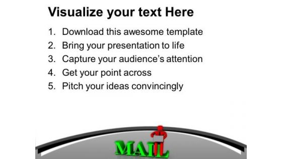 Checking Mail Is Important Task PowerPoint Templates Ppt Backgrounds For Slides 0613