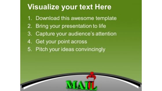 Checking Mail Is Important Task PowerPoint Templates Ppt Backgrounds For Slides 0613