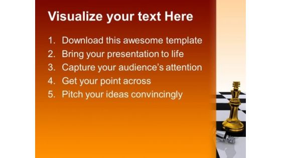 Checkmate Game Over Leadership PowerPoint Templates And PowerPoint Themes 1012