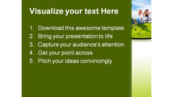 Cheerful Family Holidays PowerPoint Themes And PowerPoint Slides 0511