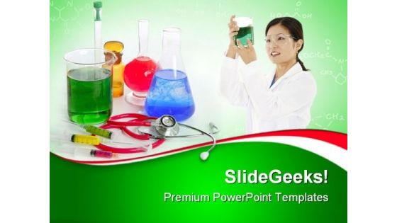 Chemical Research Laboratory Medical PowerPoint Templates And PowerPoint Backgrounds 0611