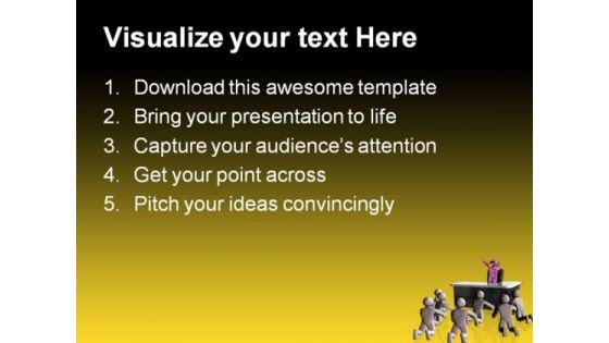 Chief Leadership Business PowerPoint Themes And PowerPoint Slides 0511