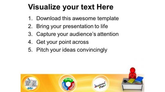 Chief Manager Planning Business Concept PowerPoint Templates Ppt Backgrounds For Slides 0613