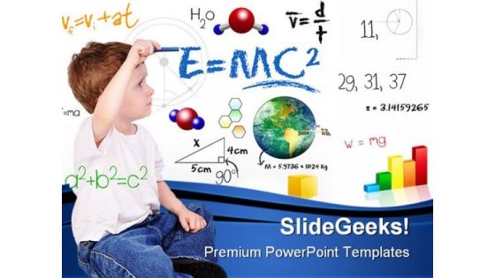 Child Education PowerPoint Background And Template 1210