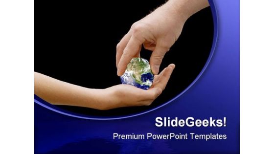 Child Inheritance Globe PowerPoint Templates And PowerPoint Backgrounds 0311