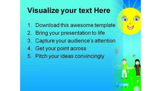 Children Poster Nature PowerPoint Themes And PowerPoint Slides 0211