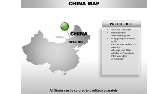 China Country PowerPoint Maps