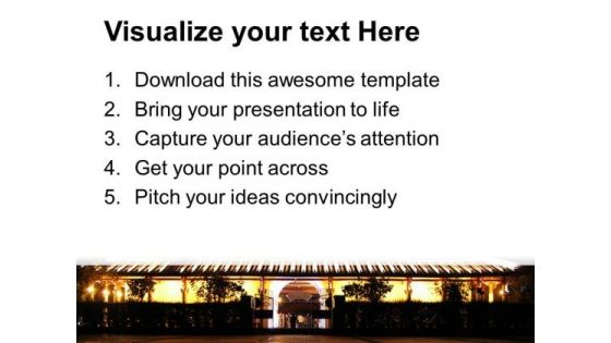 Chinese Pagoda Beauty PowerPoint Templates And PowerPoint Themes 0712
