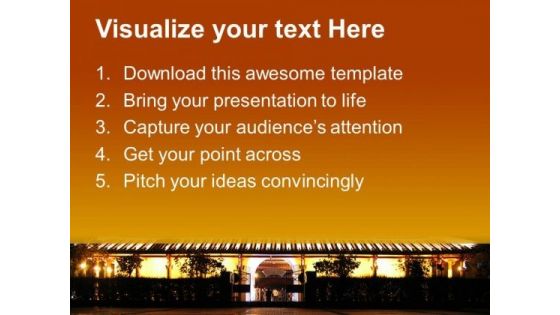 Chinese Pagoda Beauty PowerPoint Templates And PowerPoint Themes 0712