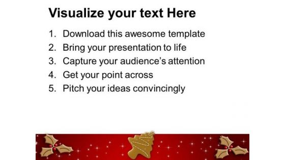 Chocolate Cookies Christmas Holidays PowerPoint Templates Ppt Backgrounds For Slides 1212