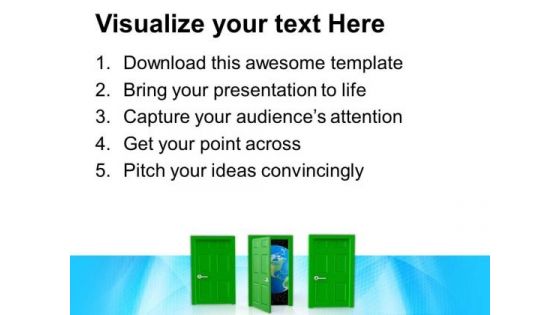 Choice To Select Global Opportunties PowerPoint Templates Ppt Backgrounds For Slides 0713