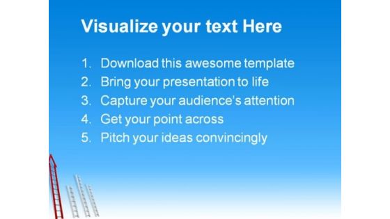 Choices Ladders Business PowerPoint Themes And PowerPoint Slides 0611