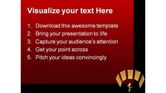 Choose A Door Business PowerPoint Templates And PowerPoint Backgrounds 0311