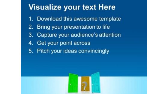 Choose Right Opportunity In Business PowerPoint Templates Ppt Backgrounds For Slides 0513