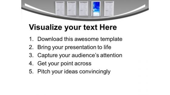 Choose Right Way For Success PowerPoint Templates Ppt Backgrounds For Slides 0413