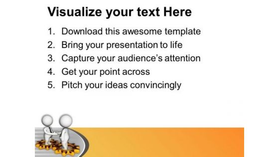 Choose Standard Gears For Business PowerPoint Templates Ppt Backgrounds For Slides 0713
