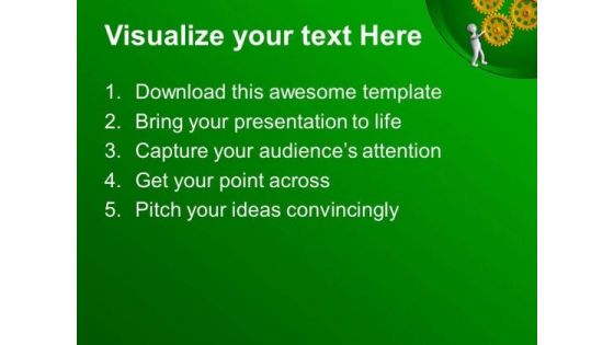 Choose The Right Gear And Get Success PowerPoint Templates Ppt Backgrounds For Slides 0713
