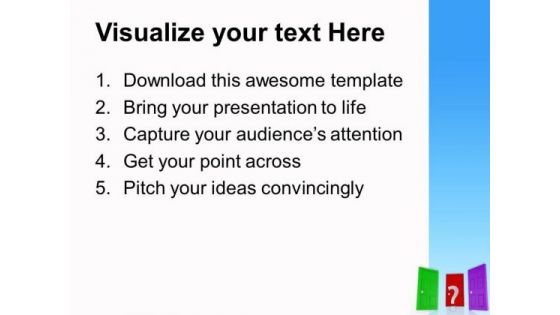 Choose The Right Opportunity PowerPoint Templates Ppt Backgrounds For Slides 0413